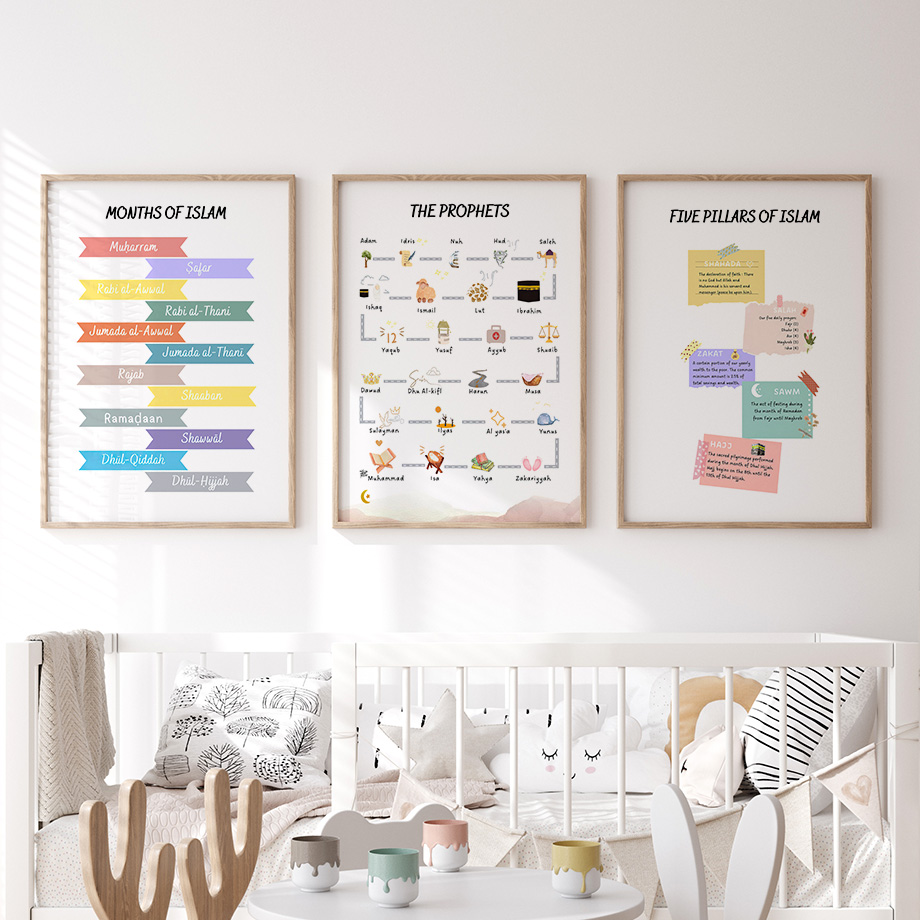 Baby Nursery Murals - Islamic Wall Art Mural Children's Room