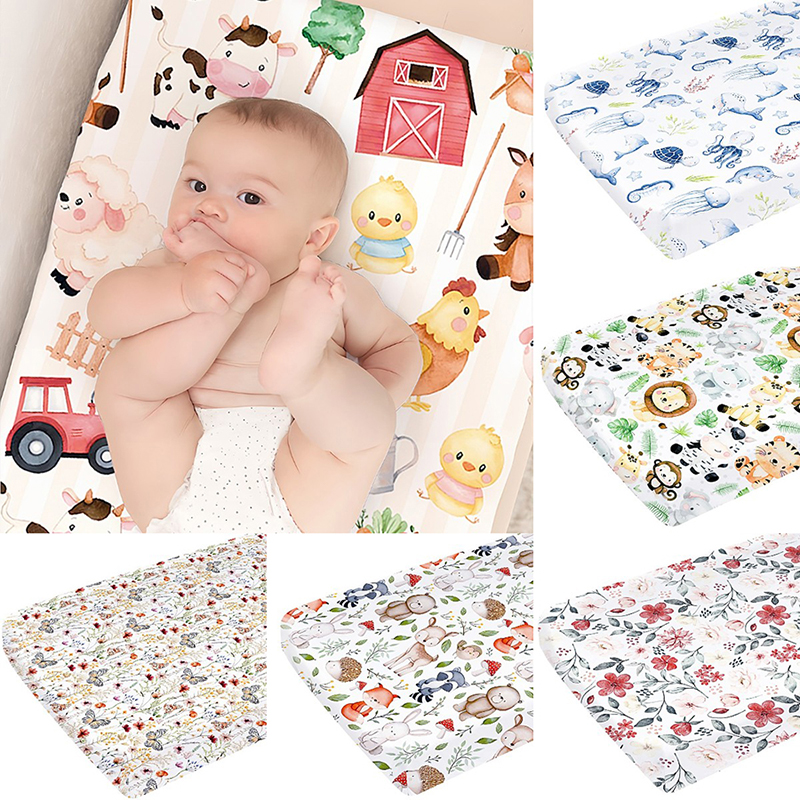 Changing Table Topper - Diaper Changing Pad Cover Print Ultra