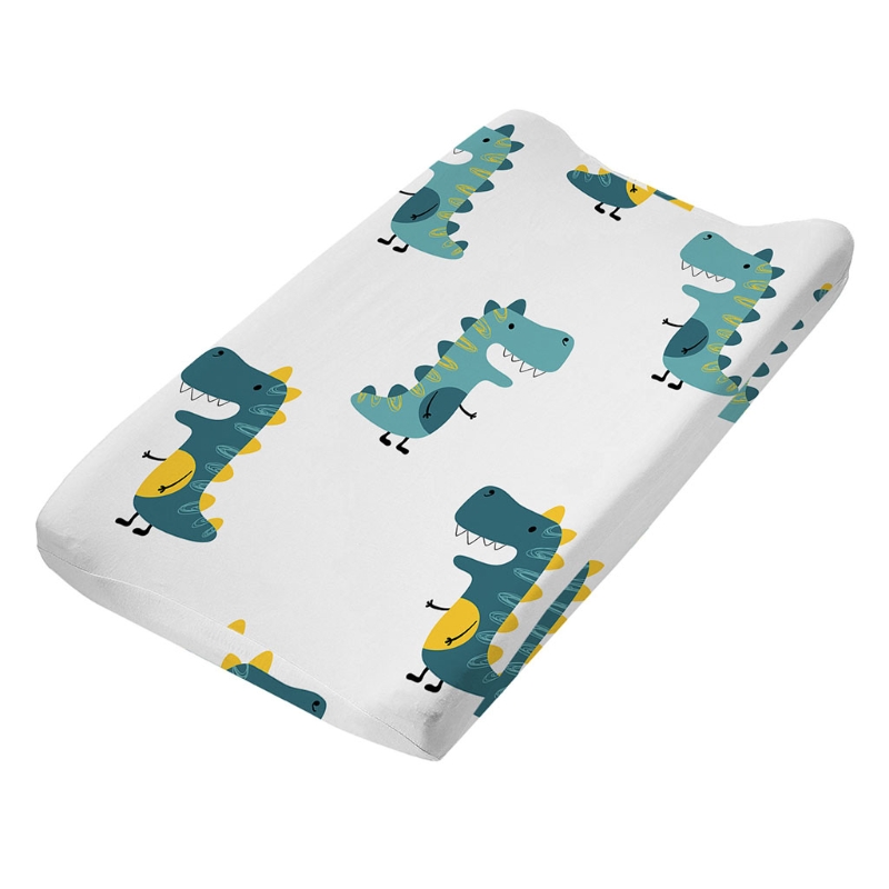 Changing Table Topper - Stretchy Print Changing Mat Protector Diaper