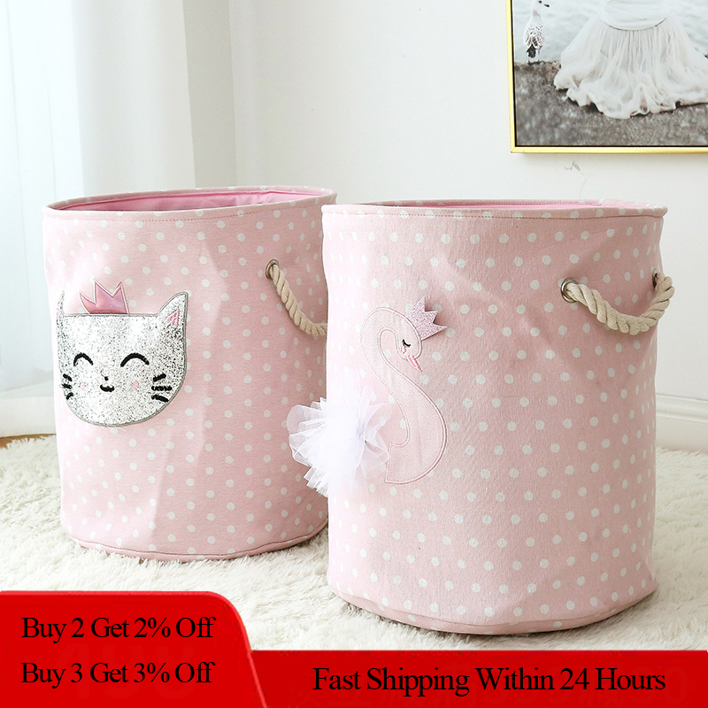 Baby Nursery Wardrobe - Foldable Laundry Basket for Dirty Clothes
