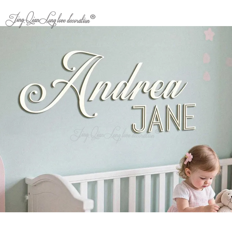 Baby Nursery Name Letters - Custom Personalized Wood Name Sign-Wooden Name