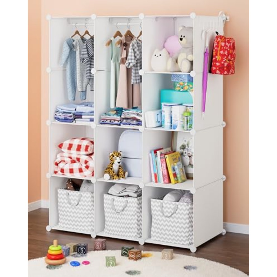 Baby Nursery Wardrobe - Baby Closet Organizer for Nursery: Durable