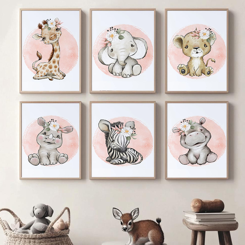 Animal Baby Floral Jungle Safa - огляд і ціна Baby Nursery Jungle Animals