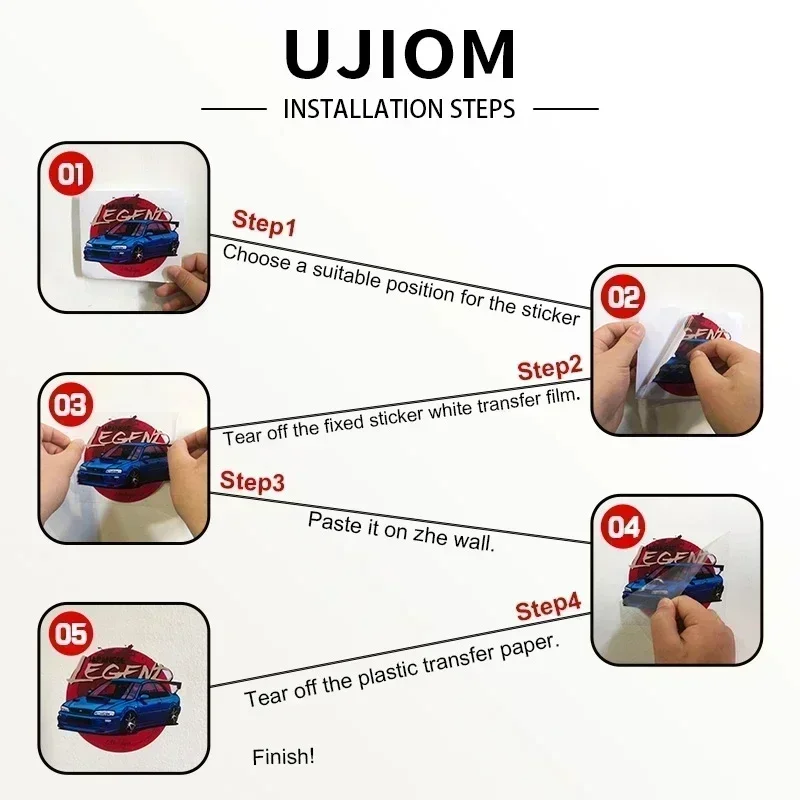 UJIOM Cute Okarun Wall Sticker - огляд і ціна Baby Nursery Wardrobe