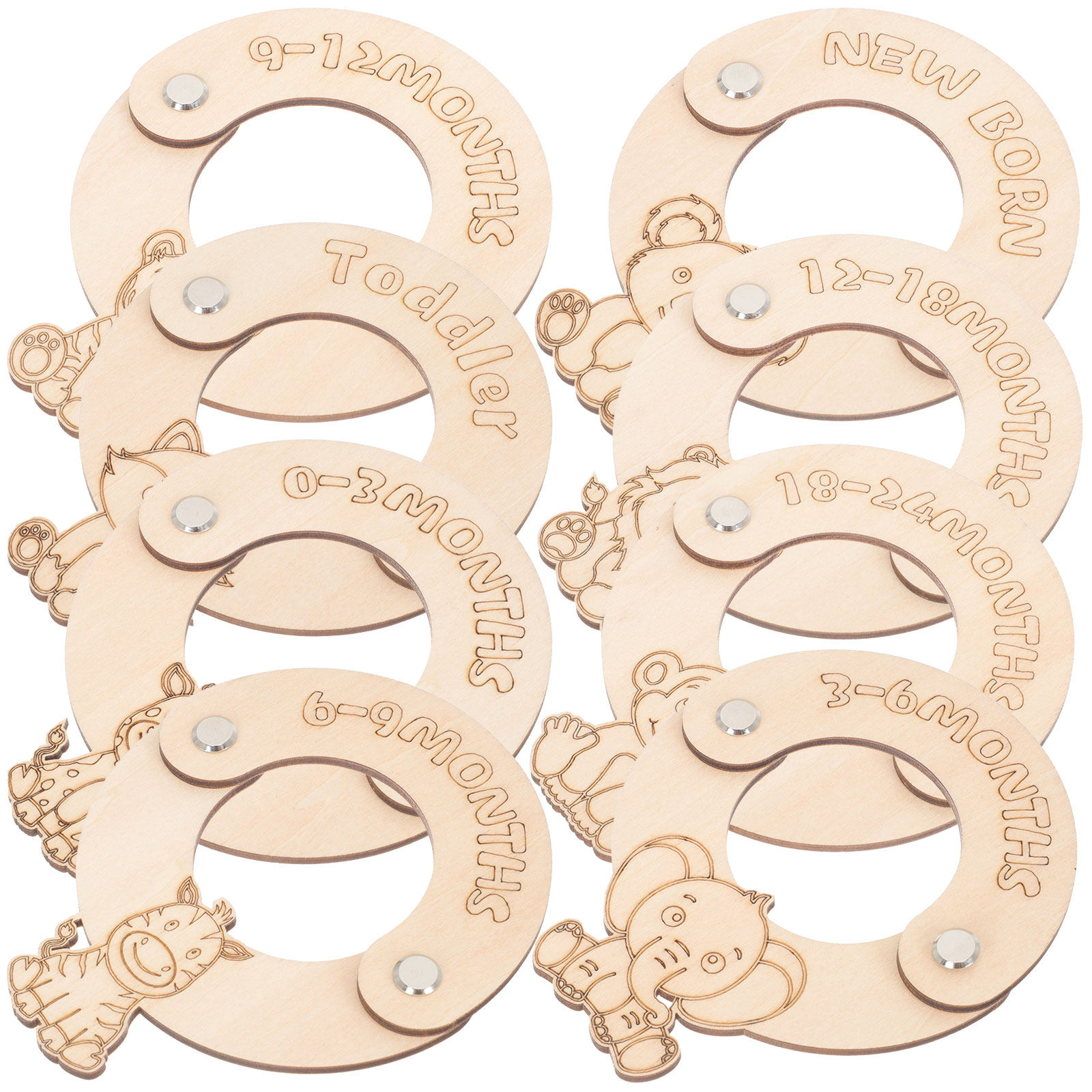 8Pcs Baby Closet Clothing Size - огляд і ціна Baby Nursery Wardrobe