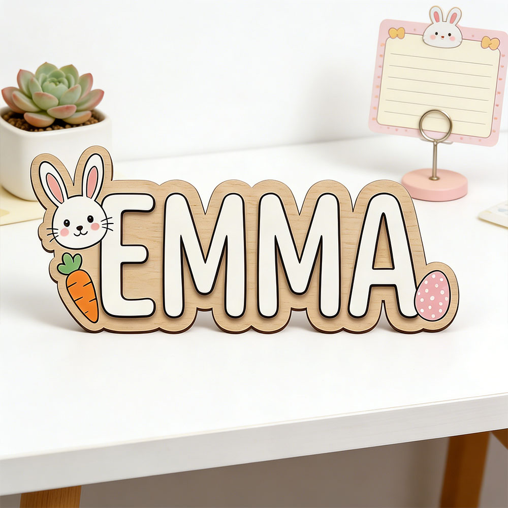 Personalized Easter Bunny Name - огляд і ціна Baby Nursery Name