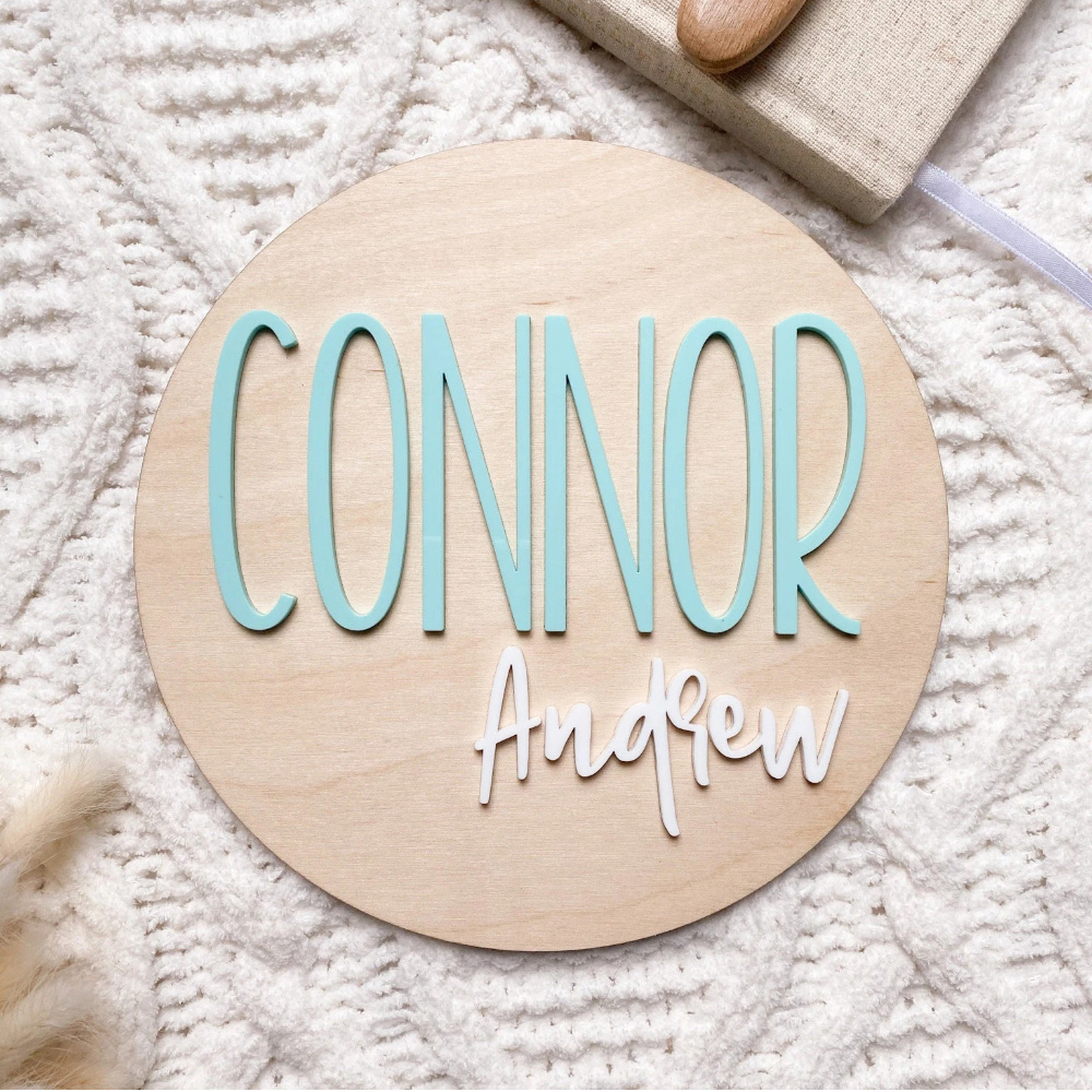 Personalised Birth Announcemen - огляд і ціна Baby Nursery Name