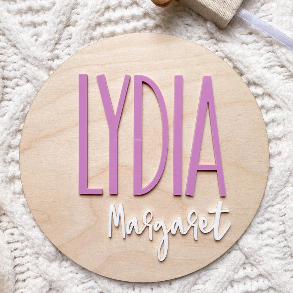 Personalised Birth Announcemen - огляд і ціна Baby Nursery Name