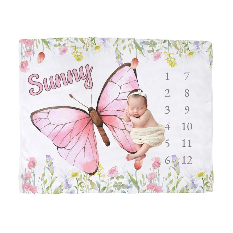 VIKAMA Watercolor Pink Butterf - огляд і ціна Baby Nursery Decor Girl