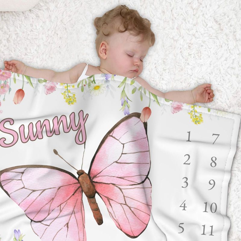 VIKAMA Watercolor Pink Butterf - огляд і ціна Baby Nursery Decor Girl