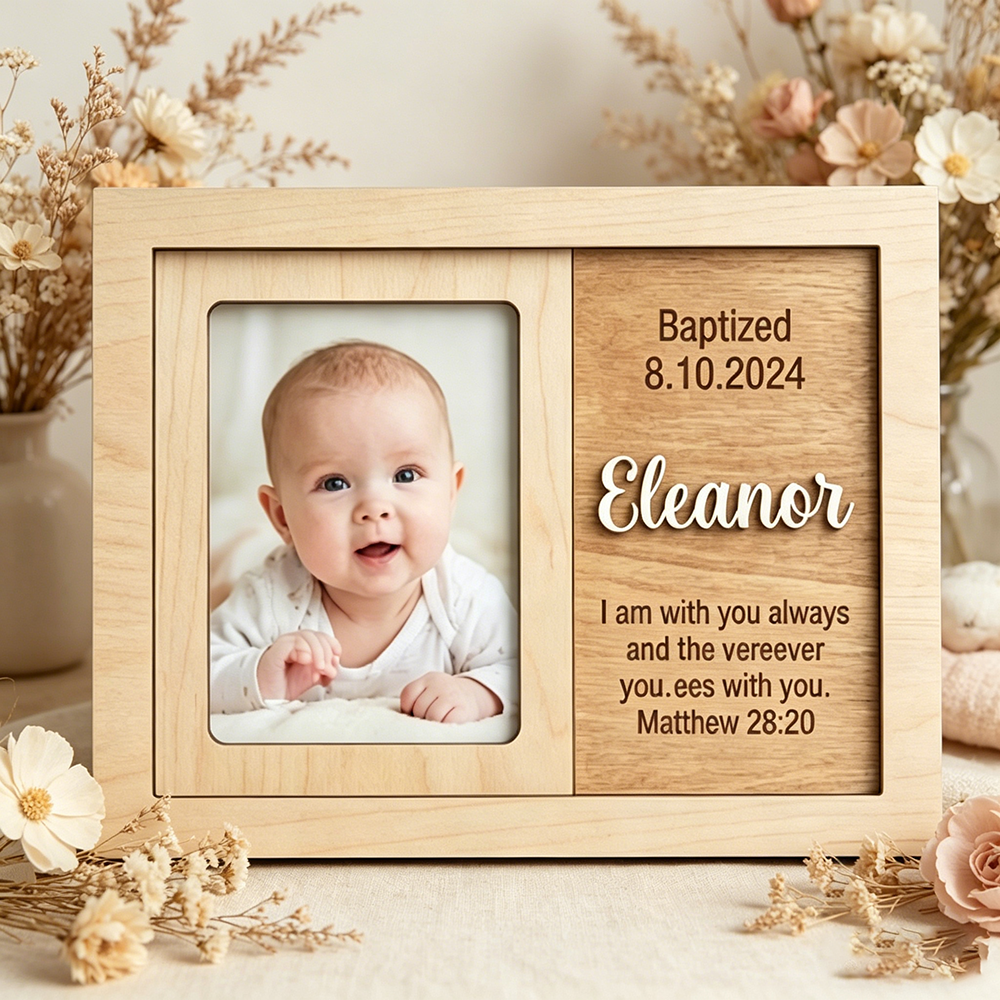 Personalized Baptism Photo Fra - огляд і ціна Baby Nursery Frames