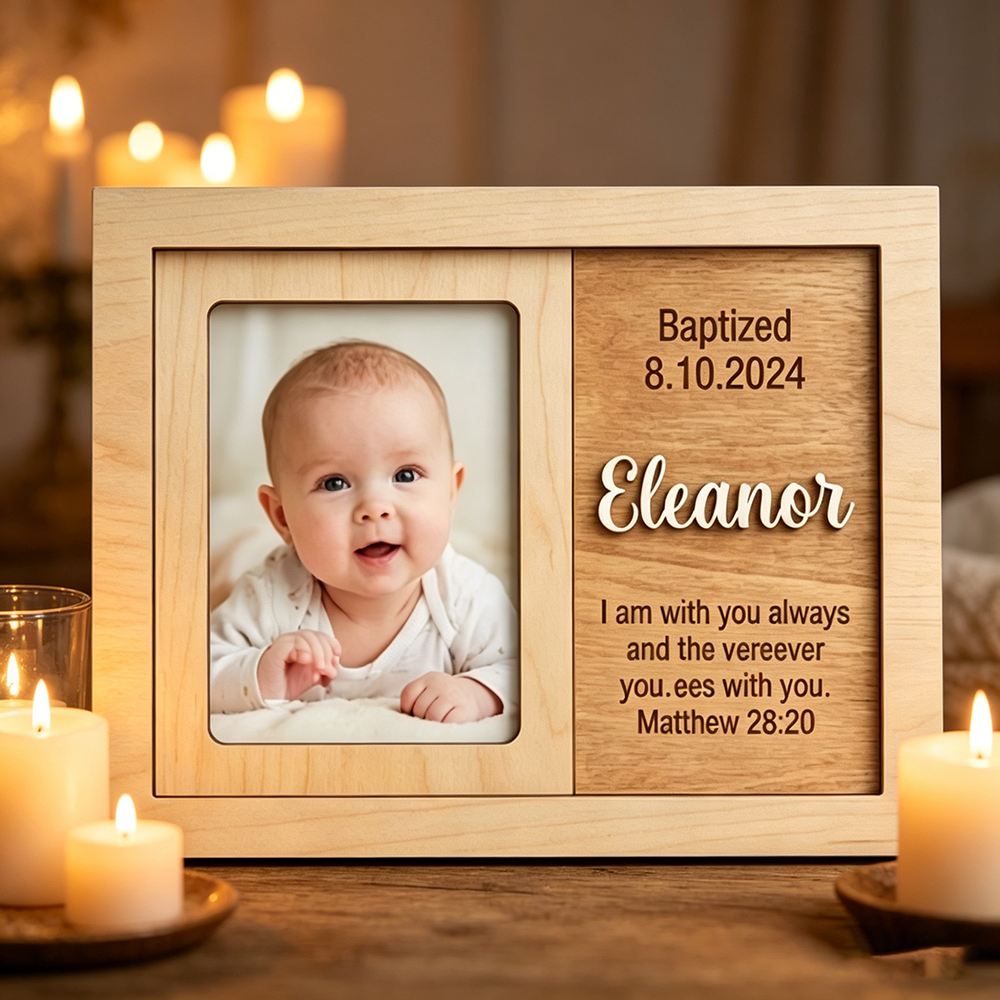 Personalized Baptism Photo Fra - огляд і ціна Baby Nursery Frames