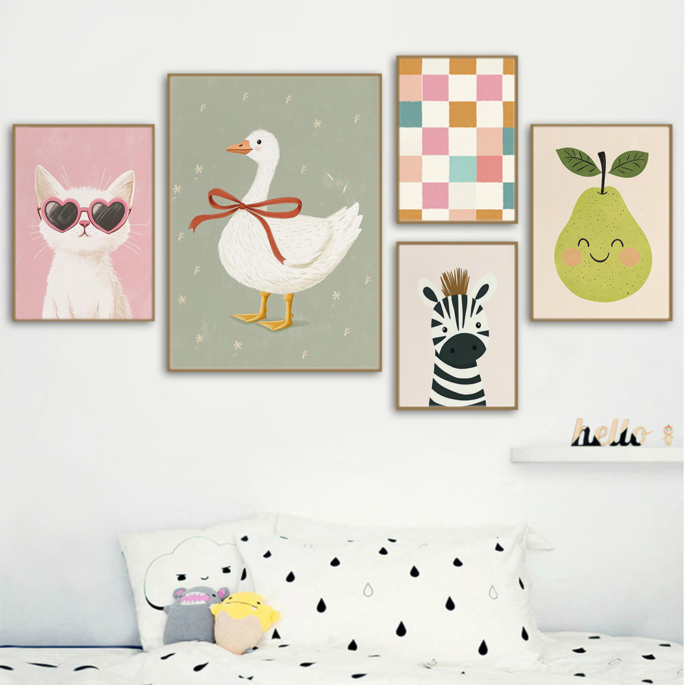 1pc frameless canvas Room Prin - огляд і ціна Baby Nursery Murals