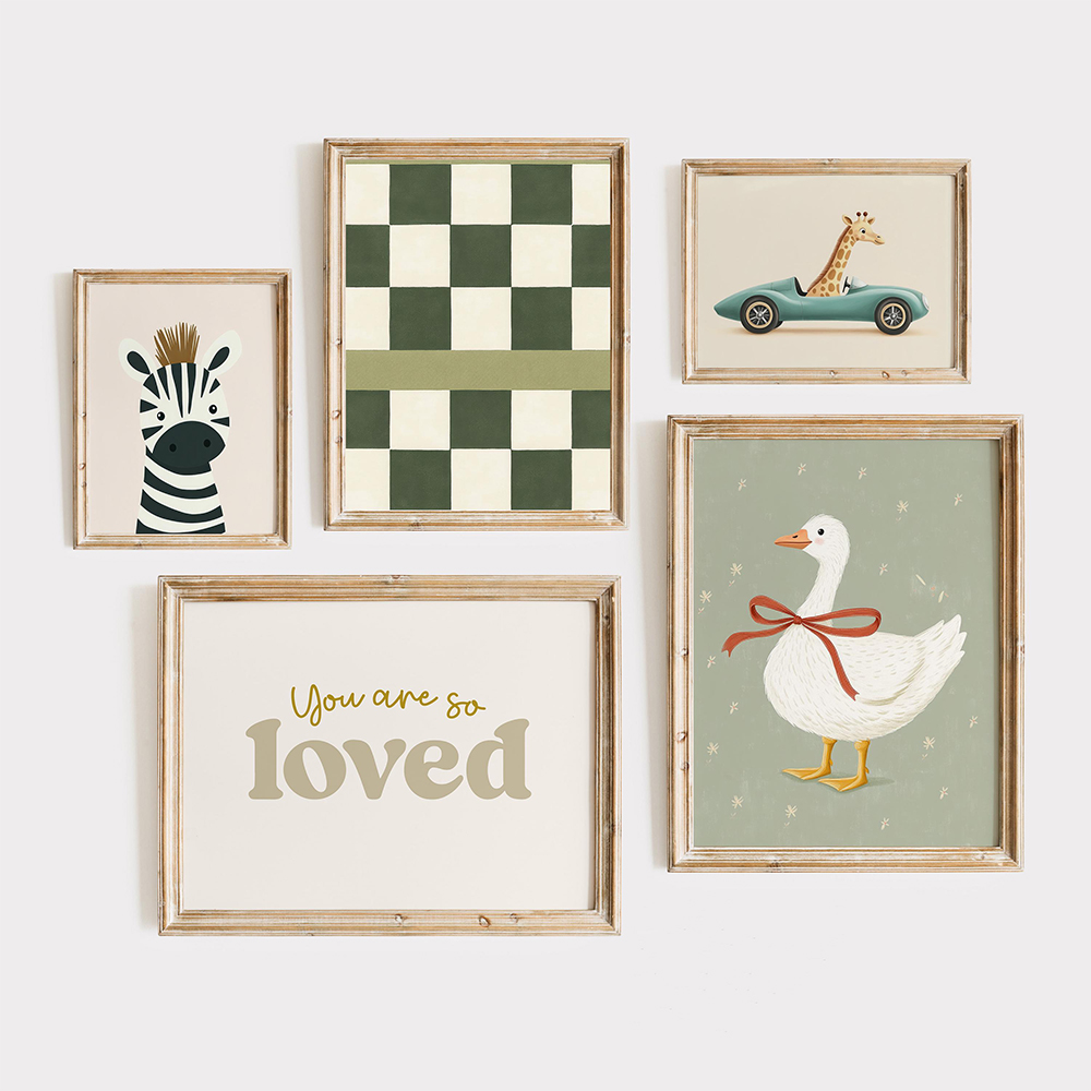 1pc frameless canvas Room Prin - огляд і ціна Baby Nursery Murals