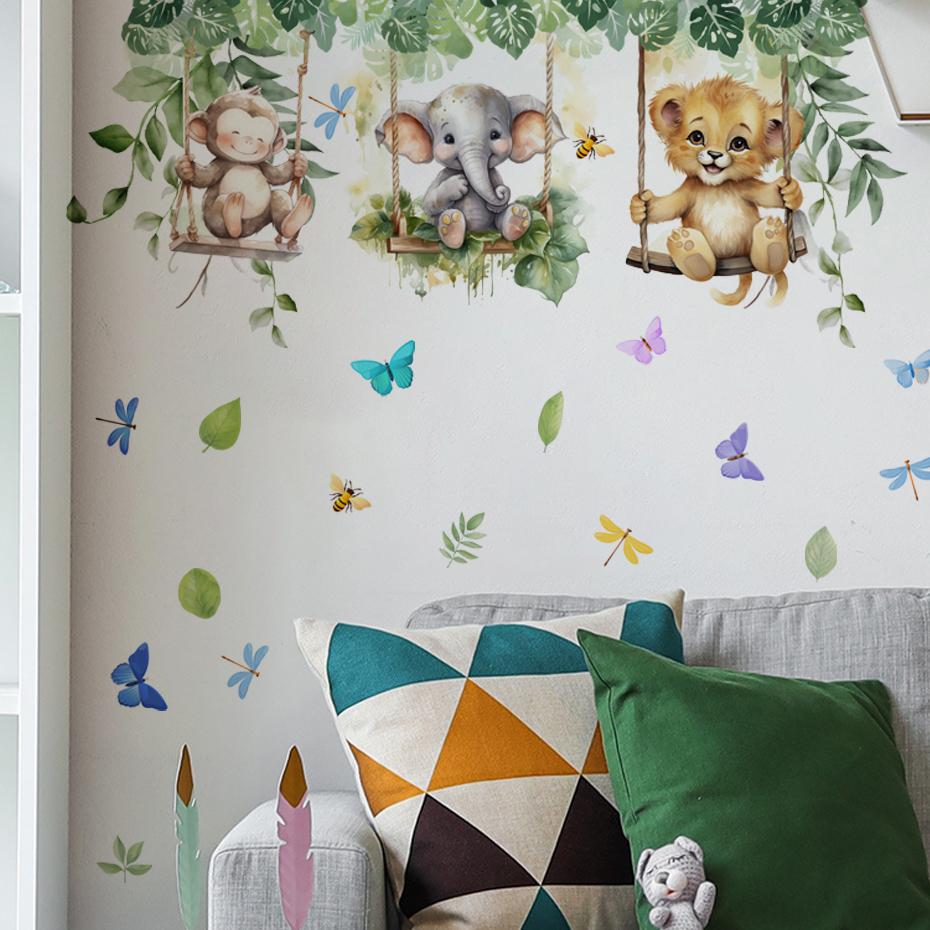 Cartoon Jungle Animals Theme W - огляд і ціна Baby Nursery Themes Girl