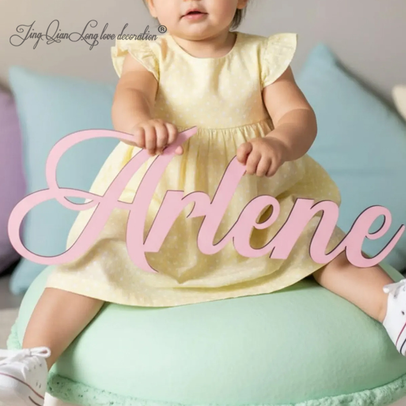 Custom Wooden Name Sign Baby N - огляд і ціна Baby Nursery Name Letters
