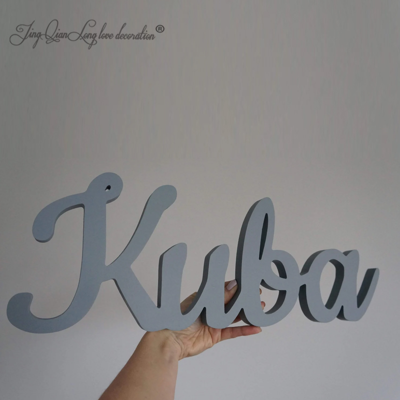 Custom Wooden Name Sign Baby N - огляд і ціна Baby Nursery Name Letters