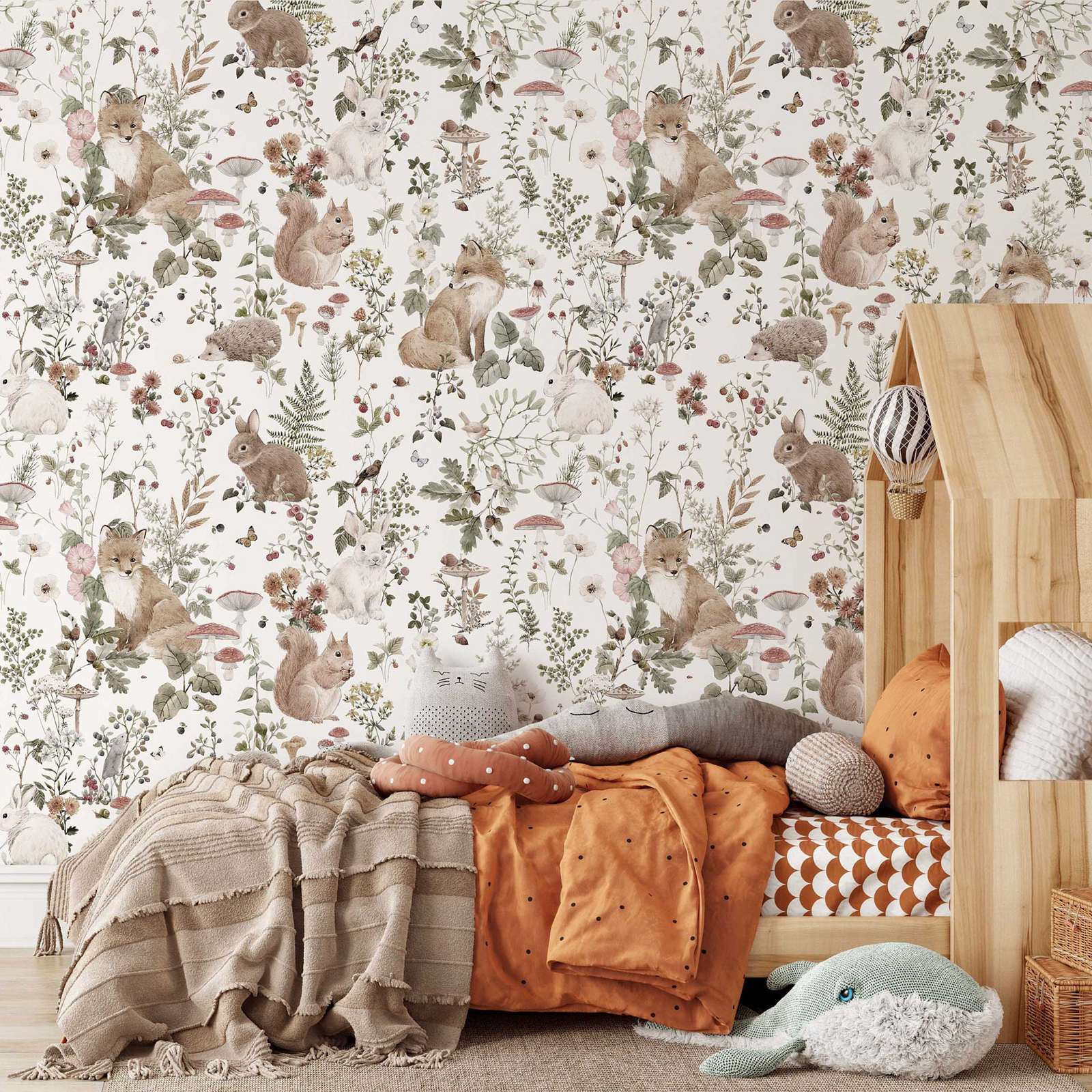 Forest Babies MuraL, Boys Nurs - огляд і ціна Baby Nursery Murals