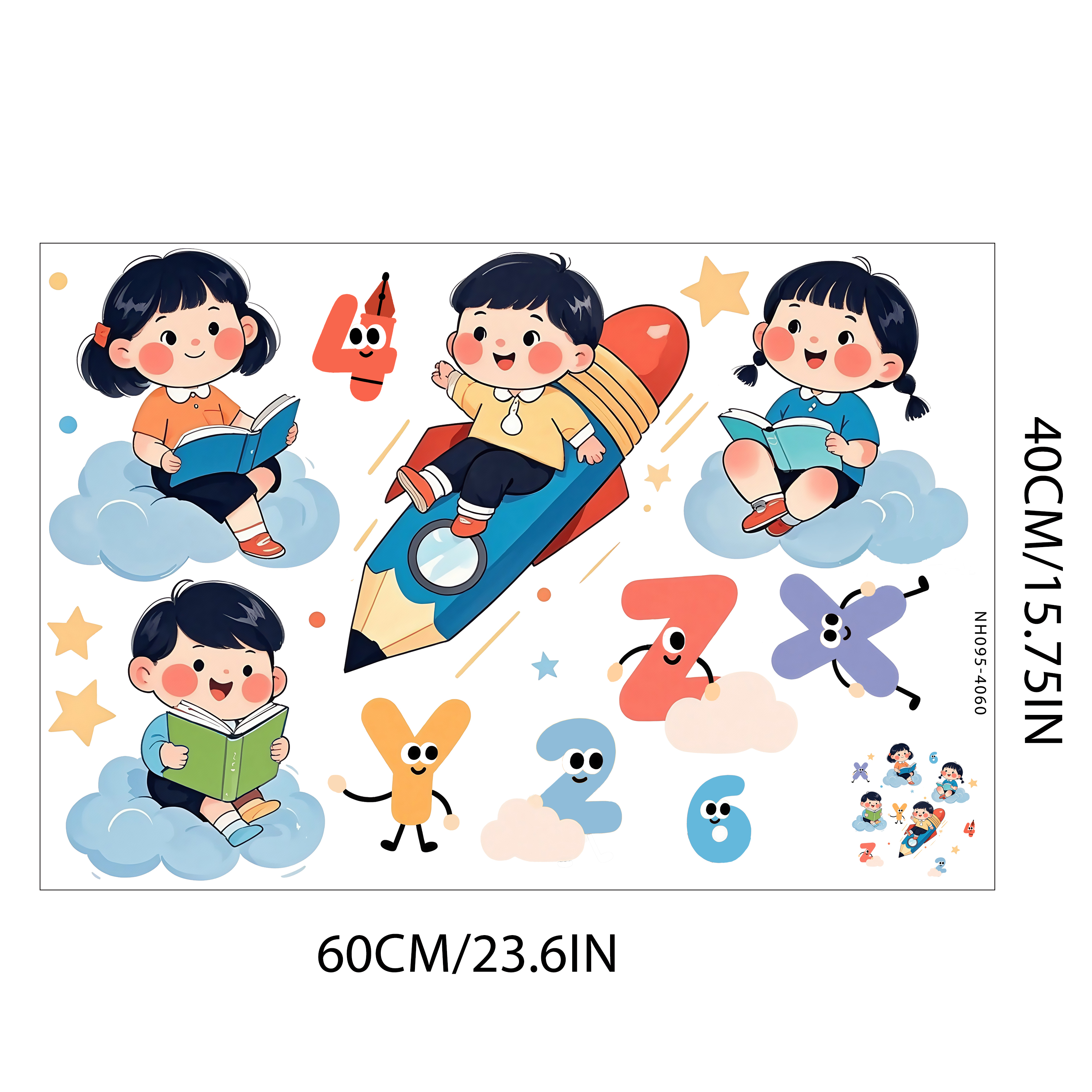 Cartoon Stickers for Baby Room - огляд і ціна Baby Nursery Murals