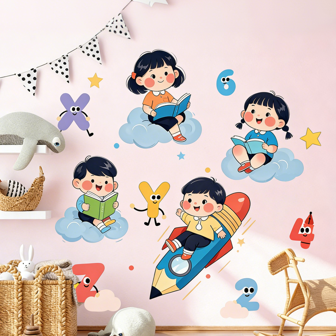 Cartoon Stickers for Baby Room - огляд і ціна Baby Nursery Murals