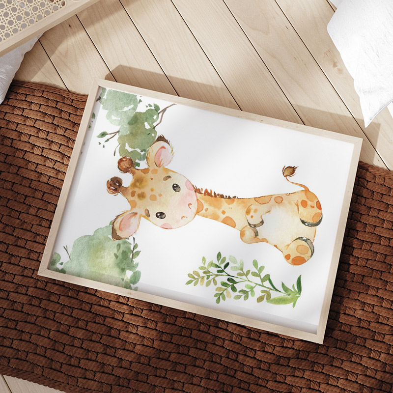 Lion Elephant Giraffe Monkey Z - огляд і ціна Baby Nursery Jungle Animals