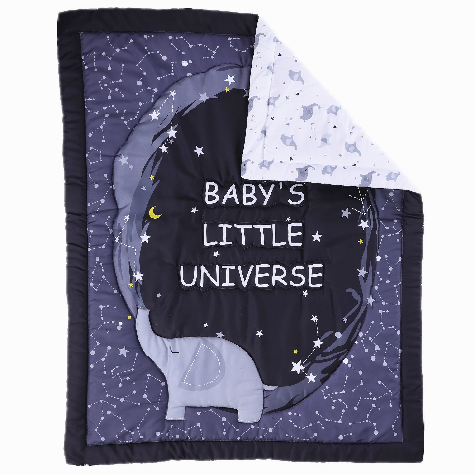 3Pcs Cosmic theme newborn Crib - огляд і ціна Baby Nursery Themes Girl