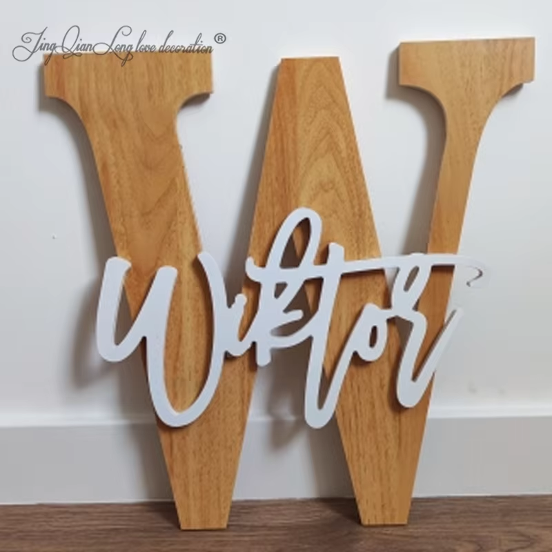 Custom wooden  Decor-Nursery N - огляд і ціна Baby Nursery Name Letters