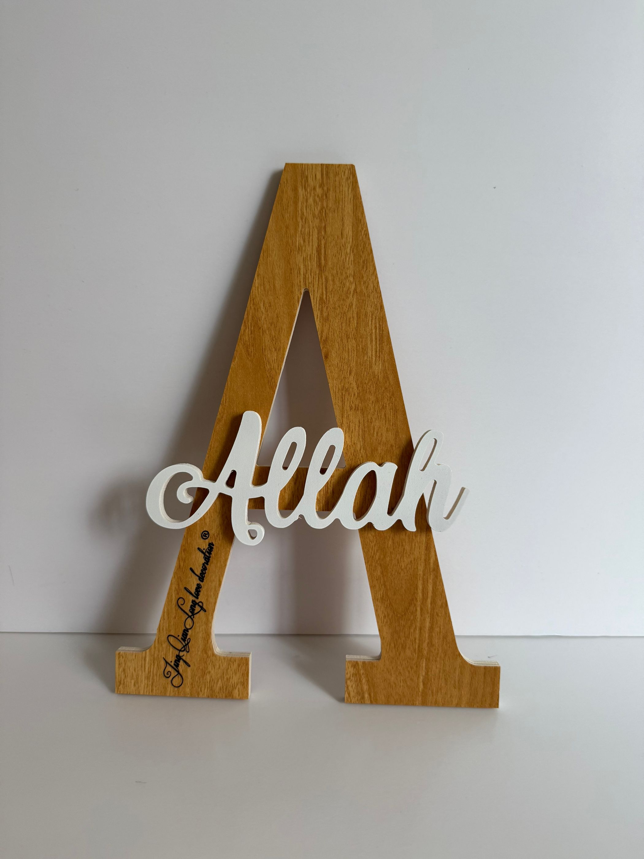 Custom wooden  Decor-Nursery N - огляд і ціна Baby Nursery Name Letters