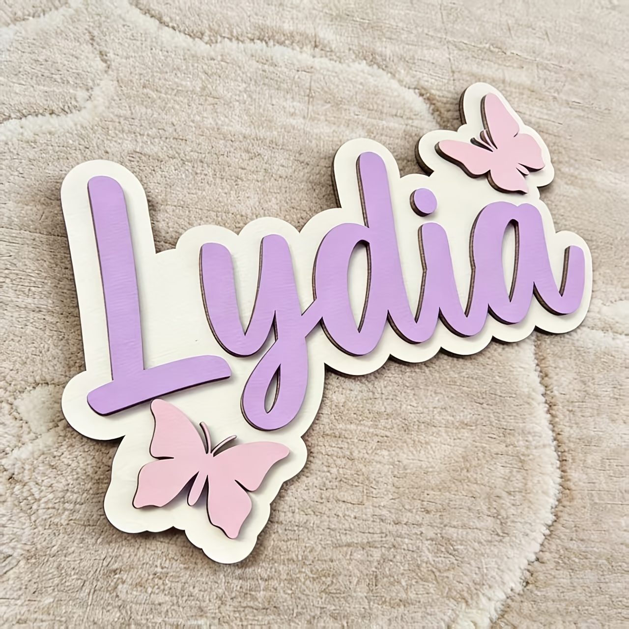 Personalized Blue & Pink Butte - огляд і ціна Baby Nursery Name