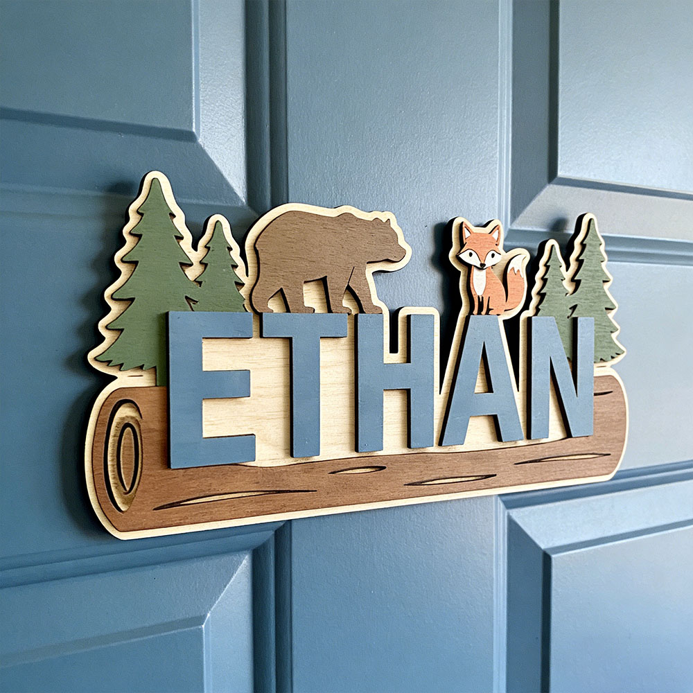 Woodland Forest Animal Persona - огляд і ціна Baby Nursery Name