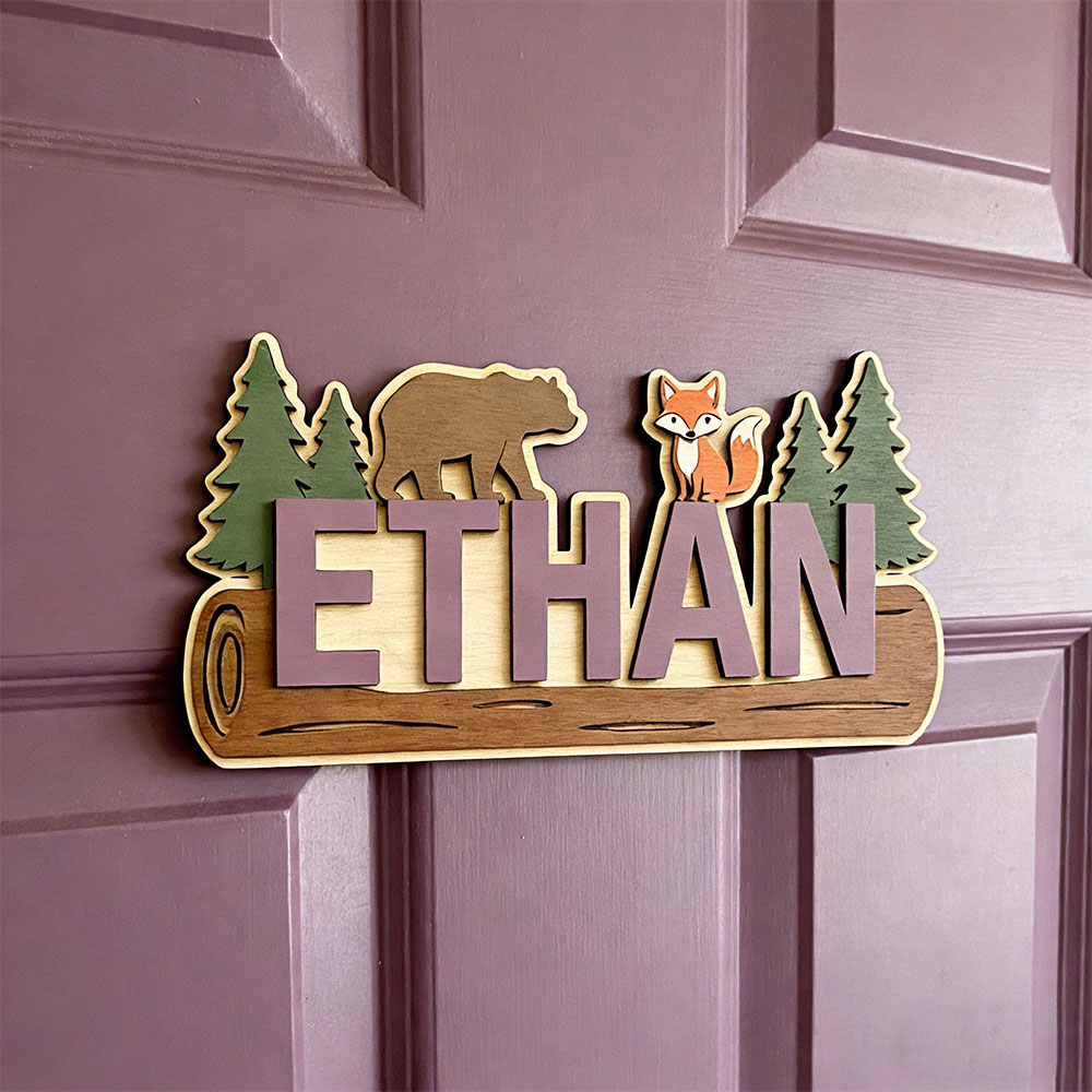 Woodland Forest Animal Persona - огляд і ціна Baby Nursery Name