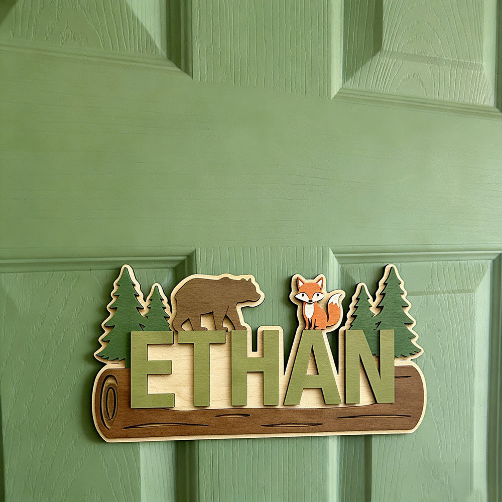 Woodland Forest Animal Persona - огляд і ціна Baby Nursery Name