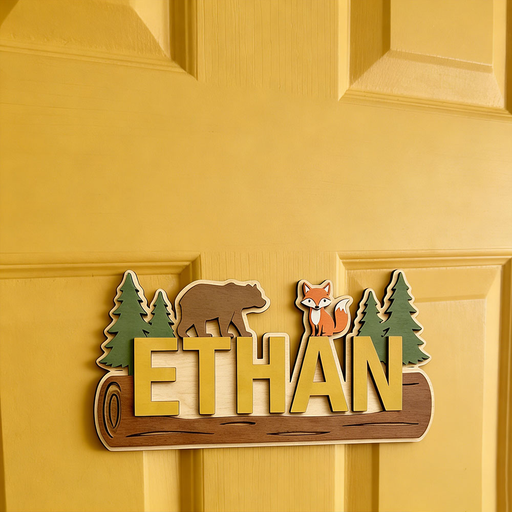Woodland Forest Animal Persona - огляд і ціна Baby Nursery Name