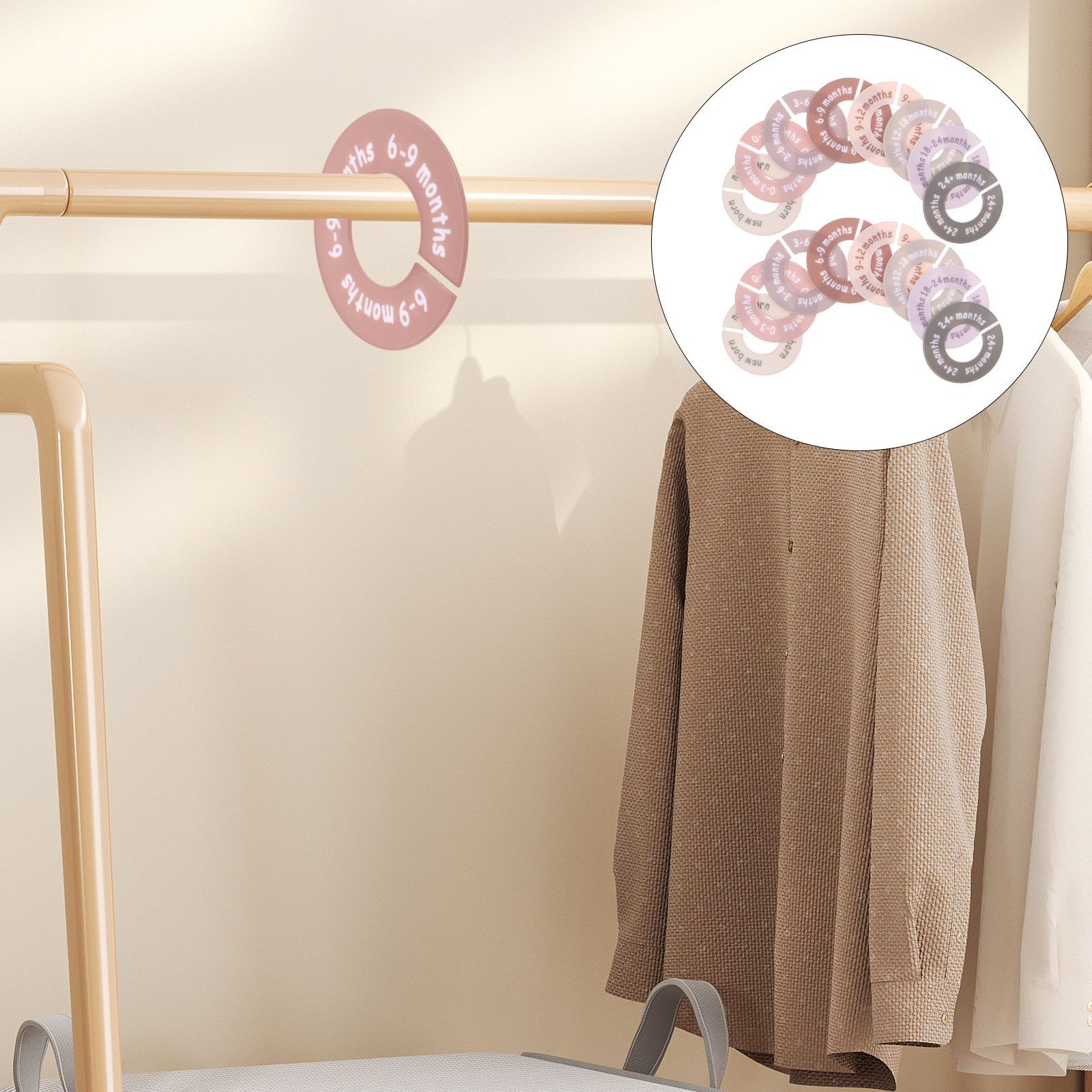 1Set Baby Closet Size Dividers - огляд і ціна Baby Nursery Wardrobe