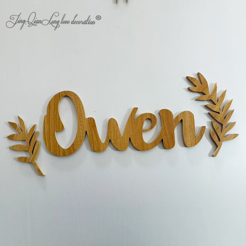 Custom Wooden Nameplate Person - огляд і ціна Baby Nursery Name Letters