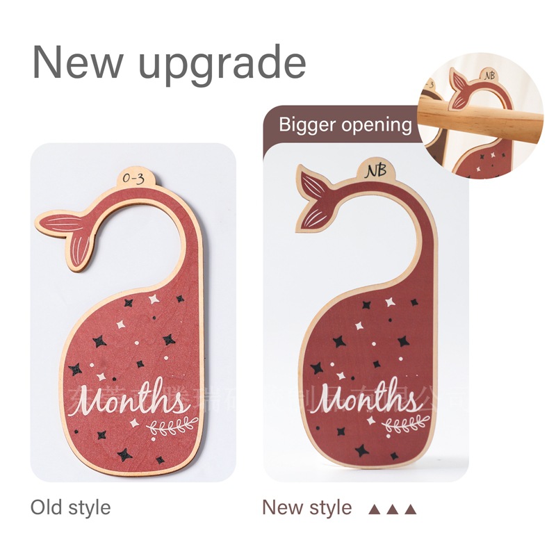 Wooden Baby Clothes Dividers W - огляд і ціна Baby Nursery Wardrobe