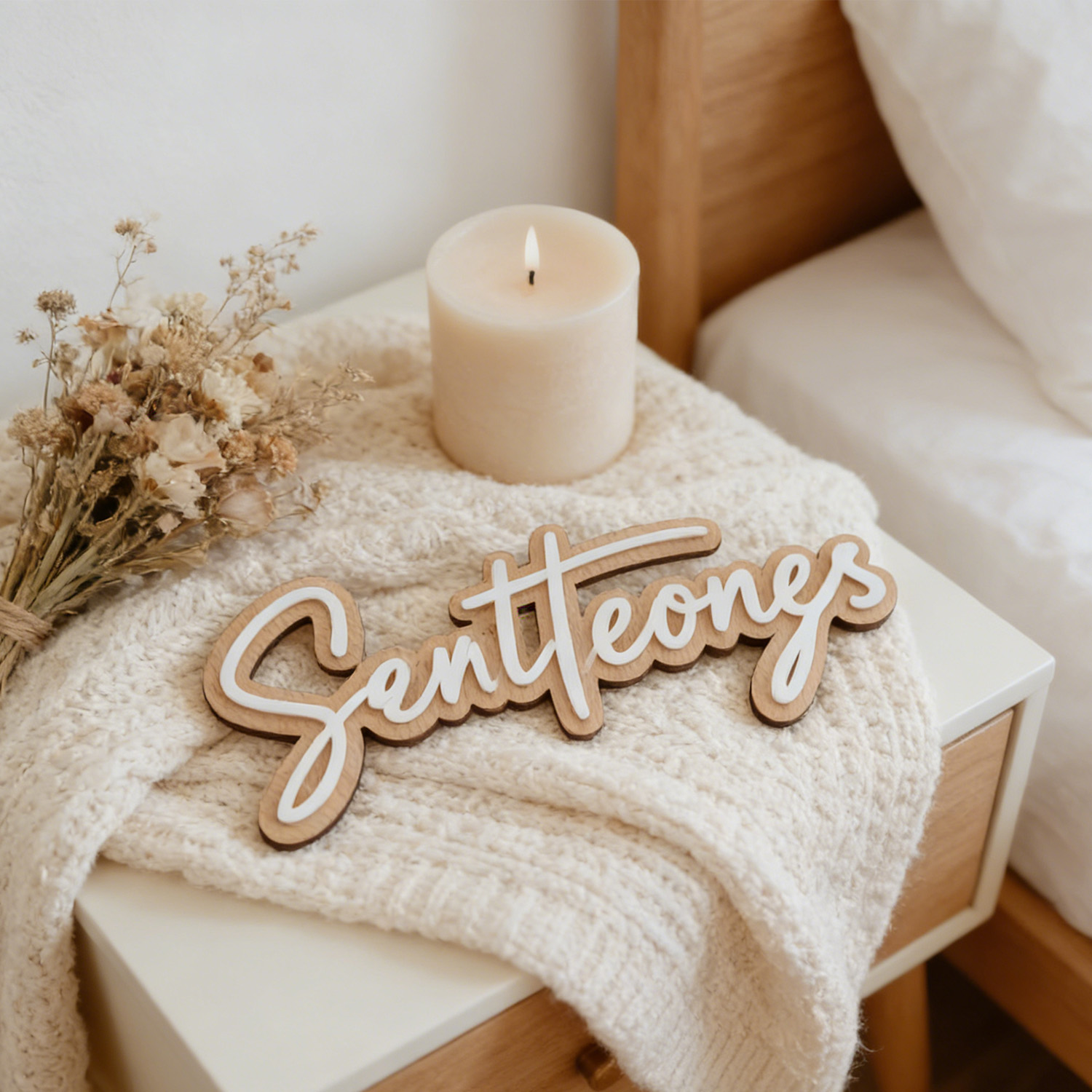 1Pc Custom Name Cute White Woo - огляд і ціна Baby Nursery Name