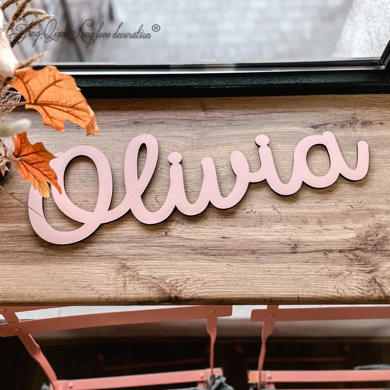 Custom Decorative Wooden Sign  - огляд і ціна Baby Nursery Name Letters