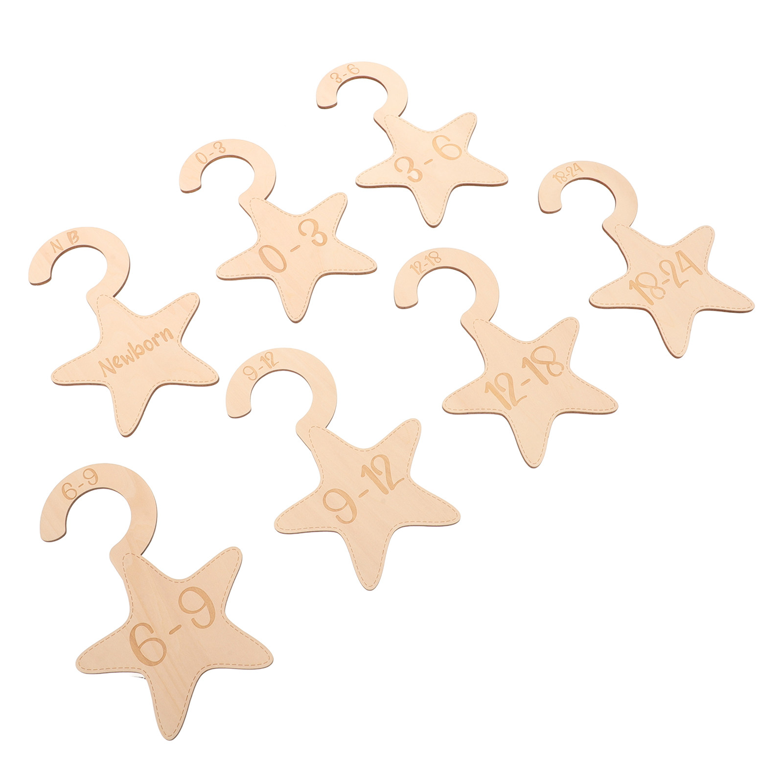 7Pcs Baby Wardrobe Wooden Divi - огляд і ціна Baby Nursery Wardrobe