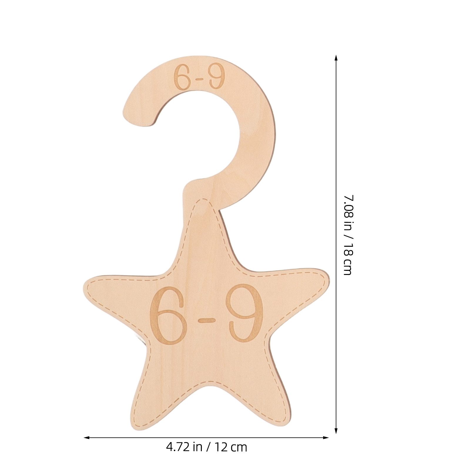 7Pcs Baby Wardrobe Wooden Divi - огляд і ціна Baby Nursery Wardrobe