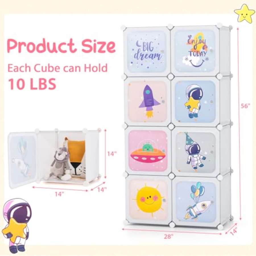 Wardrobe Kid Closet Portable B - огляд і ціна Baby Nursery Wardrobe