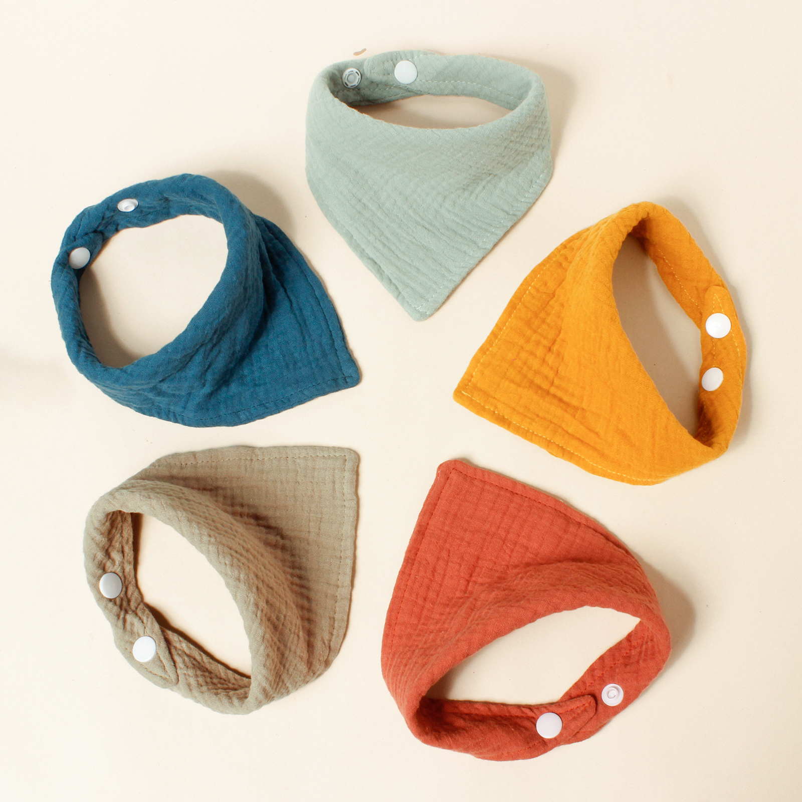 5pcs Baby Adorable Bandana Bib - огляд і ціна Baby Nursery Set