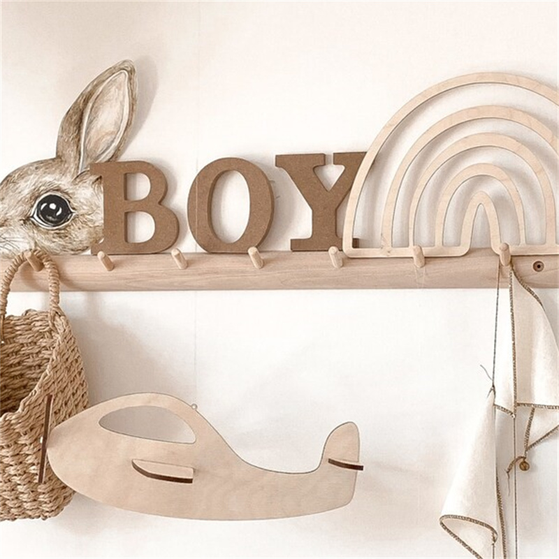 Ins Nordic Style Wooden Rainbo - огляд і ціна Baby Nursery Decor Girl