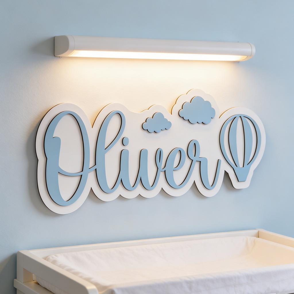 Personalized Custom Wooden Nam - огляд і ціна Baby Nursery Decor Girl
