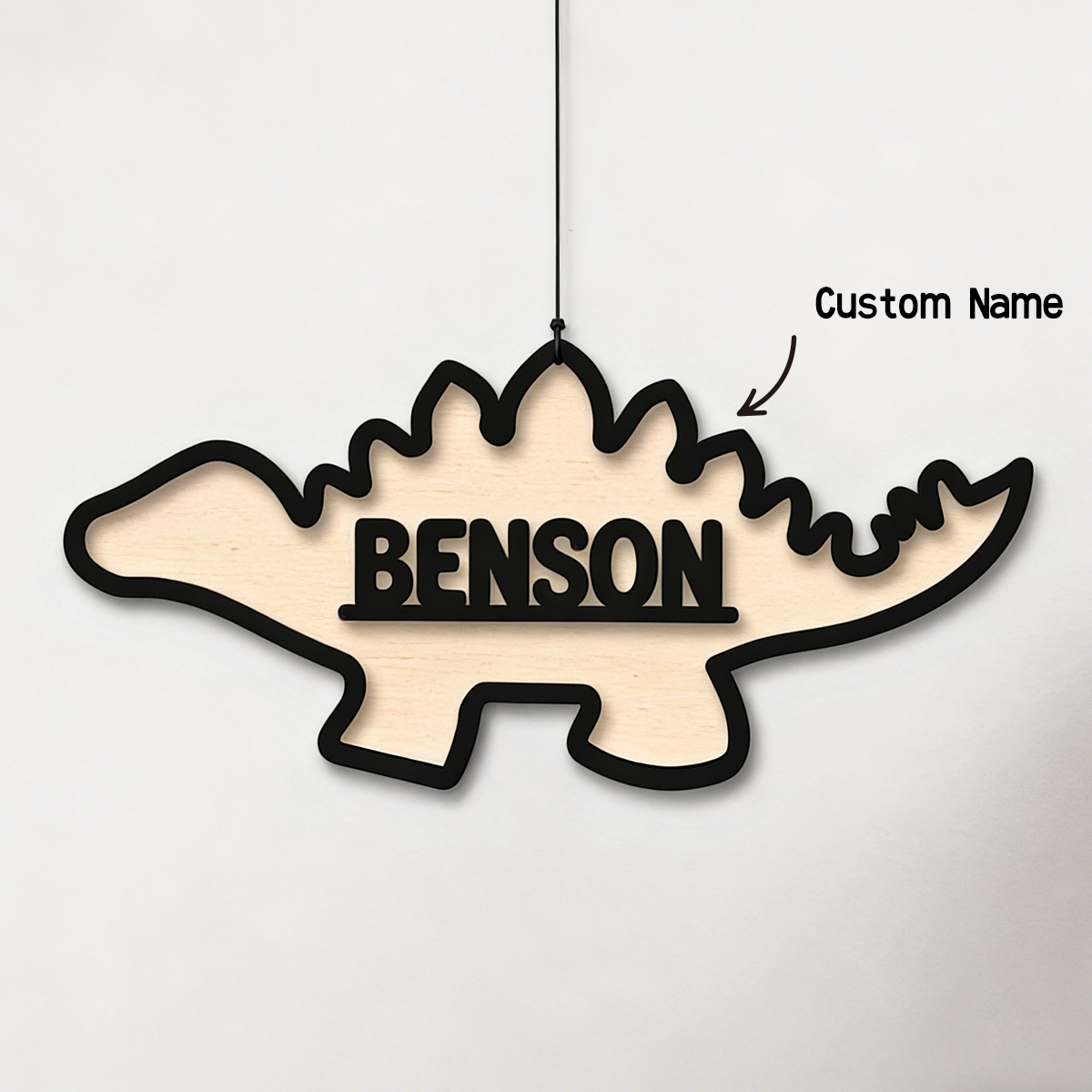 1Pc Cutom Dinosaur Wooden Acry - огляд і ціна Baby Nursery Name