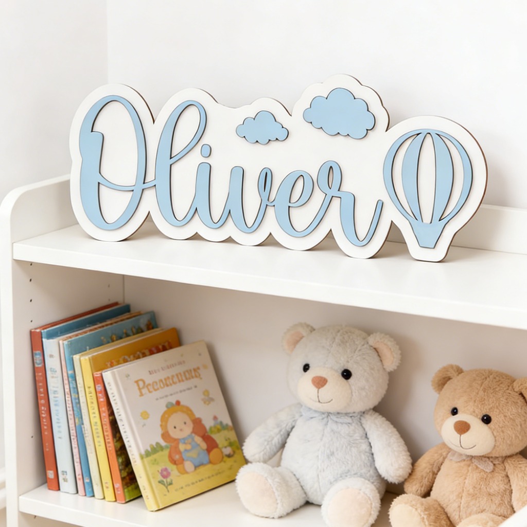 Personalized Custom Wooden Nam - огляд і ціна Baby Nursery Decor Girl