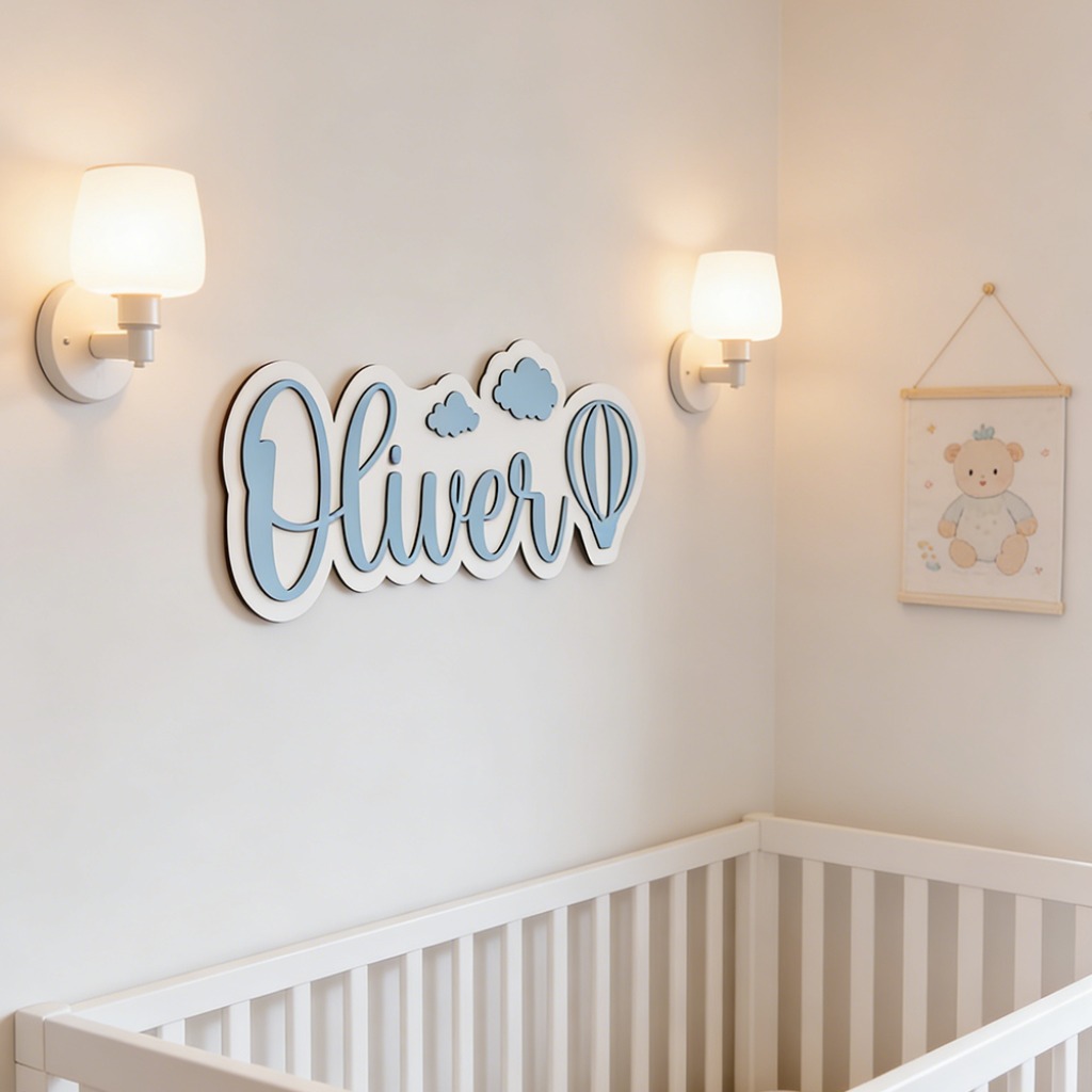 Personalized Custom Wooden Nam - огляд і ціна Baby Nursery Decor Girl