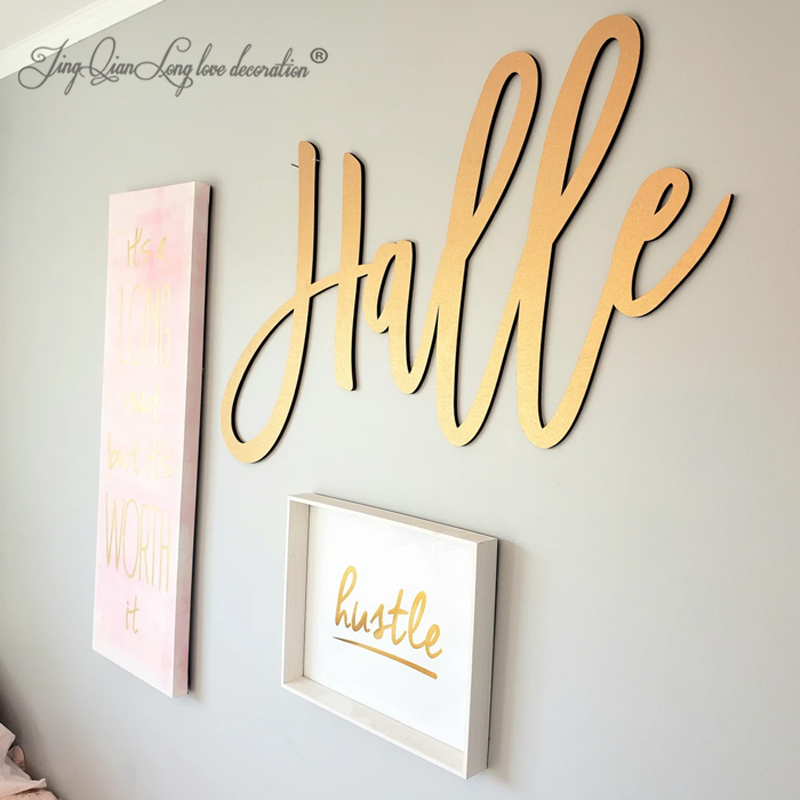 Custom Made Nursery Name Sign, - огляд і ціна Baby Nursery Name Letters