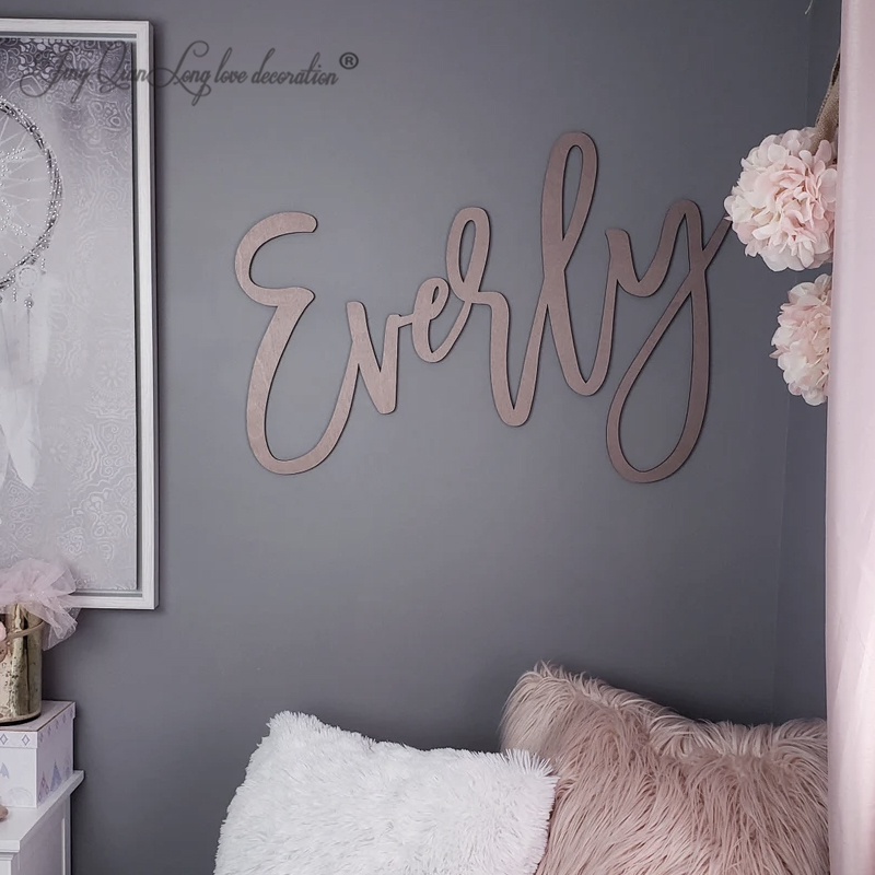 Custom Made Nursery Name Sign, - огляд і ціна Baby Nursery Name Letters