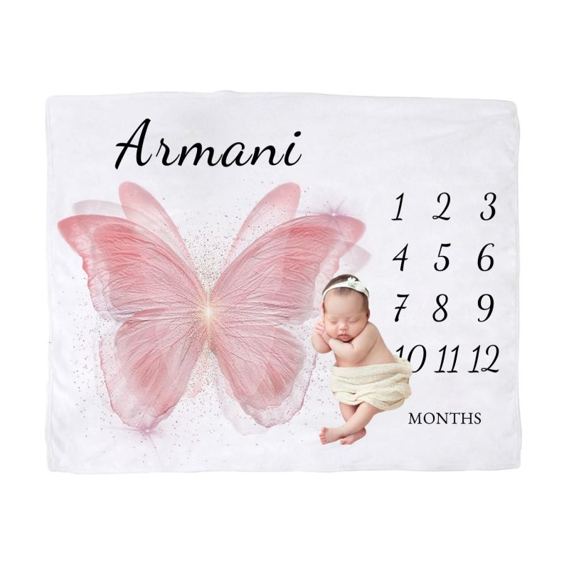 VIKAMA Pink Butterfly Baby Mil - огляд і ціна Baby Nursery Decor Girl